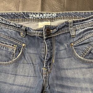 Parasuco Men's Bootcut Jeans in Dark Blue